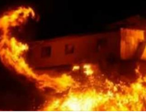 woman burns hu...